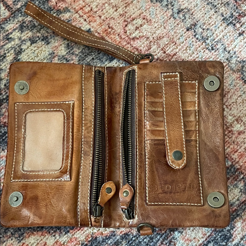 Bed Stu Tan Leather Wallet